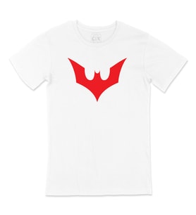 Kırmızı Batman Logolu Tişört