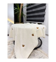 AYICIK NAKIŞLI WELSOFT 90*100 CM BEBEK BATTANİYESİ