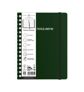 VICTORIA'S JOURNALS NOTE BENE 9263 PREMIUM NOTEBOOK SPİRALLİ SERT KAPAK A5 100gr.160 SYF. ÇİZGİLİ DE