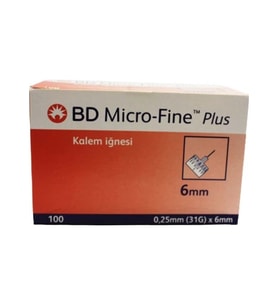 Bd Micro-Fine 6Mm/31G X 100 Adet