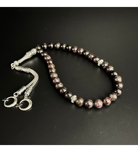 Granat Lal 8mm 33lük Doğal Taş Tesbih