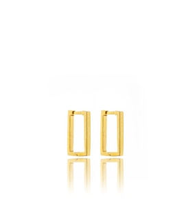 Gold Gate Gümüş Küpe