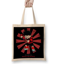 Dennis The Menace Retro Japanese Bez Çanta Uzun Saplı