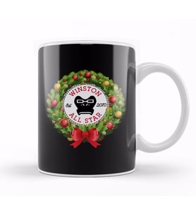 Christmas All Star Overwatch Winston Wreath Kupa Bardak Porselen