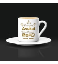 Avukat Annelere Hediye Türk Kahvesi Fincanı