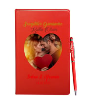Sevgililer Gününe Özel Kırmızı Defter Kalem Hediye Seti 23