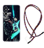 Samsung A23 A31 A32 A50 A51 A52 A53 A70 Kılıf Boyun Asklı Rasta Silikon Dog Guitar 1789