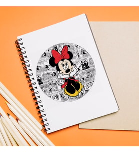 Minnie Mouse Sevgili Çift Tasarımlı Defter