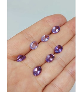 Ametist Taşı Oval Kesim (Ortalama 0.70 karat) (55618)