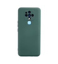 Camon 16 Kılıf Nano Içi Kadife Silikon - Koyu Yeşil