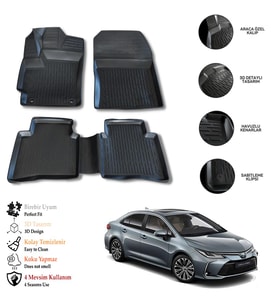 Toyota Corolla 2025 3D Havuzlu Paspas OTL