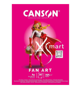 Canson Xsmart Fan Art Çizim Defteri A4 250 gr 20 yp