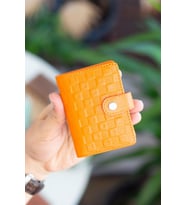 Garbalia Pekin Hakiki Deri Bol Kartlıklı Dıştan Patlı Unisex Kartlık Cüzdan Turu