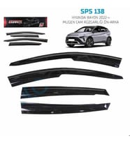 Hyundai Bayon Mugen Cam Rüzgarlığı 2022 sonrası 4'lü Sunplex (Beyaz)
