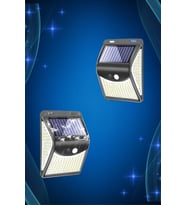 Solar Sensörlü Duvar Lambası Bahçe Lamba 20 Led Işık