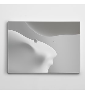 Soft White Kanvas Tablo