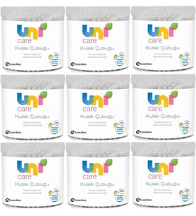 Uni Baby Kulak Temizleme Çubuğu 100 Adet (9 Lu Set)