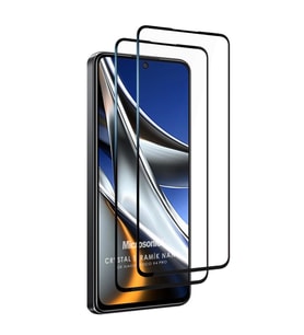 Microsonic Xiaomi Poco X4 Pro 5G Crystal Seramik Nano Ekran Koruyucu Siyah (2 Adet)