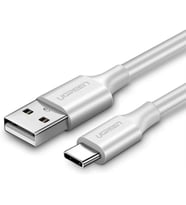 USB Type-C Şarj ve Data Kablosu, 1 Metre, Beyaz