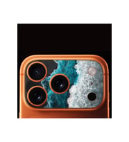iPhone 17 Pro Tam Kaplayan Kamera Çerçeve Koruyucu Desenli Baskılı - OCEAN
