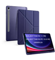 Samsung Galaxy Tab S10 Lite S10 FE S9 FE S9 11inç Kılıf Kalem Bölmeli Trifolding
