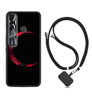 Tecno Spark 6 6 Go 8C 8 Pro 7 7 Pro Kılıf Boyun Askılı Silikon Red Moons 1747
