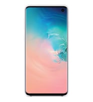 Galaxy S10 ile Uyumlu Kılıf Silicone Cover Beyaz EF-PG973TWEGWW