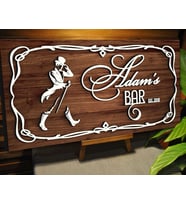 BK Gift Kişiye Özel Kabartma Tasarım Ahşap Bar Tabelası, Home Bar Tabela, Rustik Ev Dekorasyonu, Duvar Dekoru-17