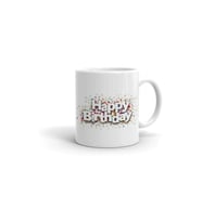 Happy Birtyday Baskılı Kupa Bardak