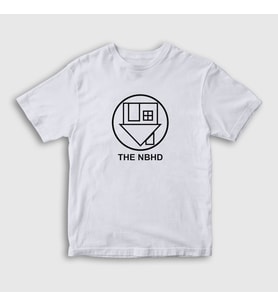 Presmono Unisex Çocuk Beyaz Logo The Neighbourhood T-Shirt 175860tt (Beyaz)