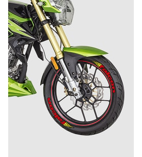 MOTORSİKLET FALCON KIRMIZI LASTİK STİCKER LASTİK YANAĞI YAZISI STİKER 8 ADET