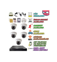 XMPro 5 DOME KAMERALI 1080P 36 IRLED GÜVENLİK KAMERA SETİ