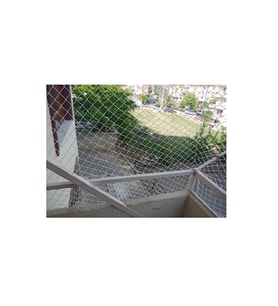 Balkon Kalın Kuş Önleme Filesi Kedi Koruma Ağı Metre 2,50 X 4  (Çok Renkli)