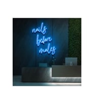 Nails Before Males Yazılı Neon Tabela
