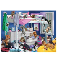 Prime 3D Giordano Yatak Odası Kedileri Puzzle 300 Parça 12236