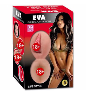 Eva Saçlı ve Titreşimli Realistik Vajinalı Şişme Manken