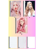 A4 defter 3 adet çizgili + kareli + çizgisiz büyük boy 21*29 cm süper set