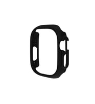 Apple Watch Ultra 49mm Uyumlu Sert PC Kasa Koruyucu Zore Watch Gard 18 (Siyah)