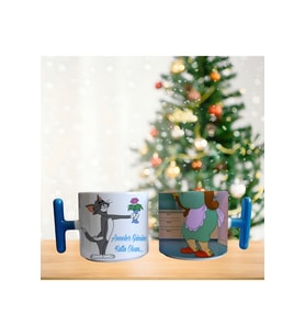 Ghostbastır Design Anneler Günü Tom ve Jerry Kupa Bardak Tek Adet 025