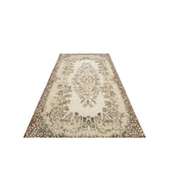 Benzersiz Eskitme El Yapımı Halı 162x278 cm F1086