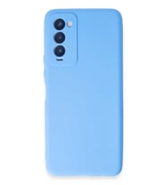 Camon 18 Kılıf First Silikon - Mavi