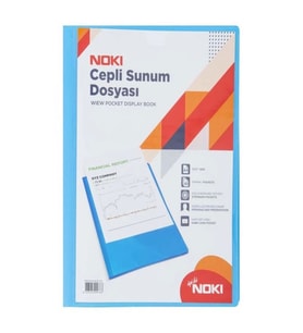 NOKI SUNUM DOSYASI CEPLİ 40'LI SİYAH