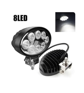 8 Power Ledli Oval 9-60 Volt 24w Ip67 Çalışma Lambası