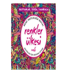 Renkler Ülkesi: Hayvanlar - Doğa - Mandala