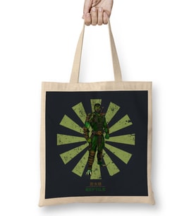 Reptile Retro Japanese Mortal Kombat Bez Çanta Uzun Saplı
