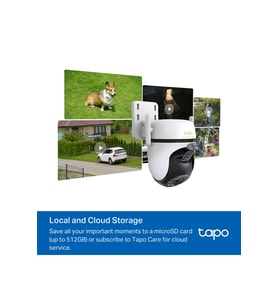 TP-LINK 5MP Speed Dome 4MM WIFI Kablosuz Pan-Tilt IP Kamera TAPO-C530WS