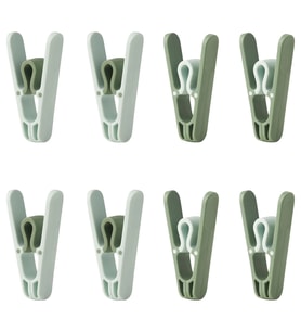 IKEA SLIBB yeşil mandal seti 8 adet