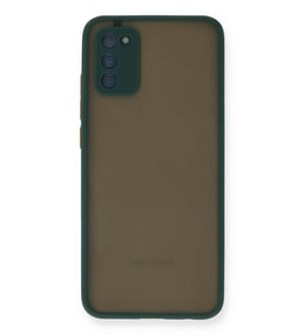 Mey İthalat® Samsung Galaxy A02S Kılıf Montreal Silikon Kapak - Yeşil