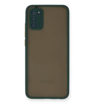 Mey İthalat® Samsung Galaxy A02S Kılıf Montreal Silikon Kapak - Yeşil
