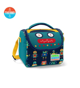 Coral High Kids Lacivert Çivit Robot Desenli Thermo Beslenme Çantası 11810